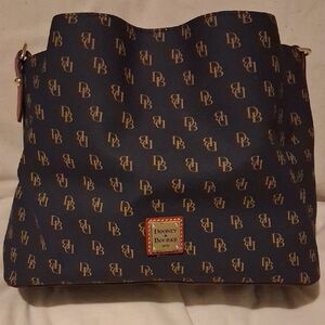 Dooney & Bourke Blue Monogram Shoulder Bag